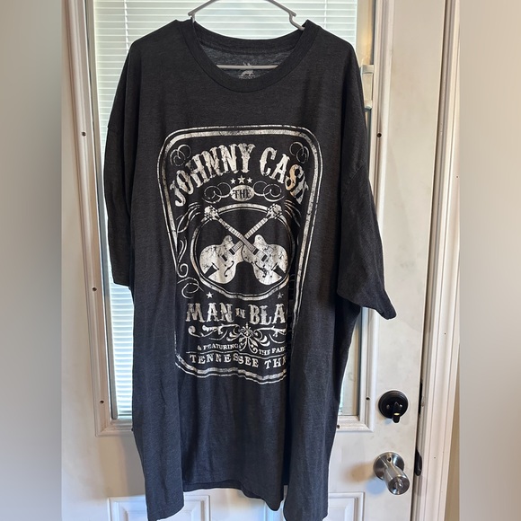 Zion Rootswear Johnny Cash Graphic Tee - Gray - Picture 2 of 4